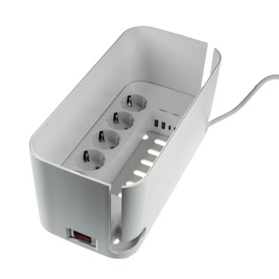 4. RealPower PowerBox 522 1.5m Splitter 5 x Network Socket Indoor White