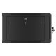 4. LANBERG WALL-HUNG RACK CABINET 19" 6U 600X600 METAL DOOR BLACK (FLAT PACK) WF01-6606-00B