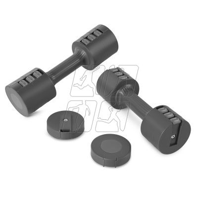 9. Adjustable dumbbells 2x 2.5 kg Spokey Multibell SPK-944195