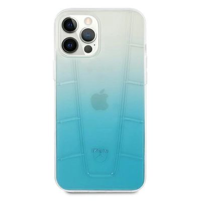 3. Mercedes Transparent Line Case for iPhone 12 Pro Max - Blue