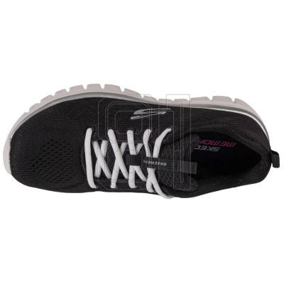 3. Skechers Graceful - Get Connected 12615-BKW Black 36