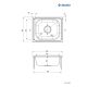 2. Deante Twist 1-bowl sink without drainer, stainless steel ZEU010A