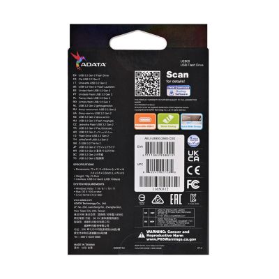 9. ADATA UE800 USB Flash Drive 256GB USB Type-C