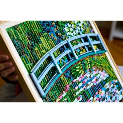 15. LEGO Art 31220 - Claude Monet: Bridge over the Lily Pond