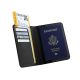 4. Satechi FindAll Passport Cover - Vegan Leather Passport Case with Locator Compatible with Apple Find My (Black)