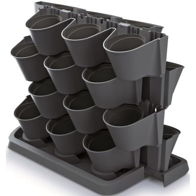 45. VERTICAL GARDEN FLOWER BED STANDING ANTHRACITE