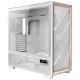 13. Antec Flux Pro Full-Tower E-ATX PC Case, Tempered Glass – White