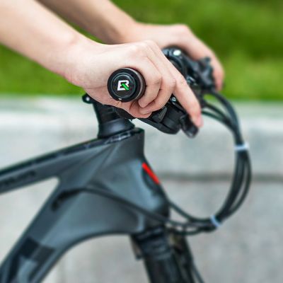 13. Rockbros 40210003001 microfiber bicycle handlebar grips - black