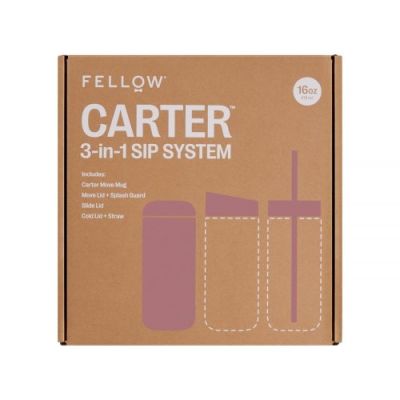 3. 473 ml Carter Move Mug 3in1 thermal mug + 3 Fellow caps powder pink