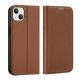 2. Dux Ducis Skin X2 case for iPhone 14 Plus case with magnetic flap brown