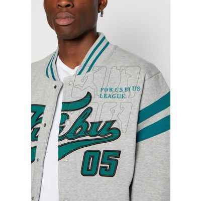 6. Fubu Varsity Sweat College Jacket M 6075130