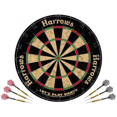 3. Harrows Let's Play Darts Game Set HS-TNK-000013312