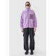 5. Women's sherpa fleece with stand-up collar 4F 4FRAW24TFLEF326-51S