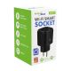 6. GREENBLUE REMOTE CONTROLLED WIFI SOCKET, ANDROID/IOS/ALEXA/GOOGLE HOME, TIMER, WATTMETER, MAX 16A/3840W GB735 B