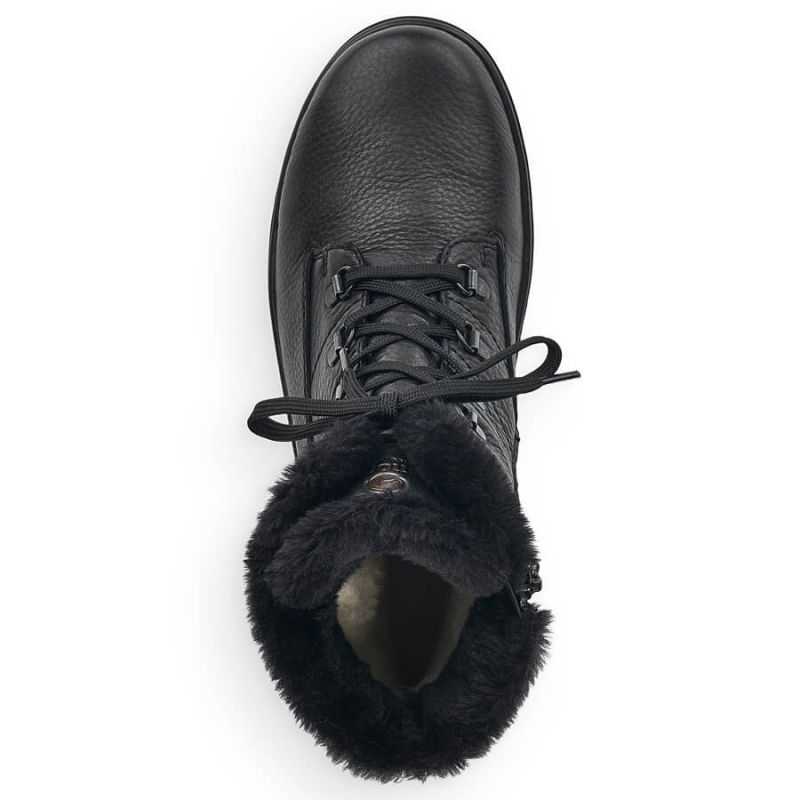 22. Remonte W RKR629B insulated leather ankle boots, black