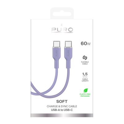 3. Puro ICON USB-C - USB-C Cable 1.5m - Purple