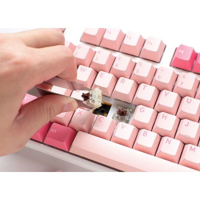 6. Ducky One 3 TKL USB QWERTY Gaming Keyboard English Pink