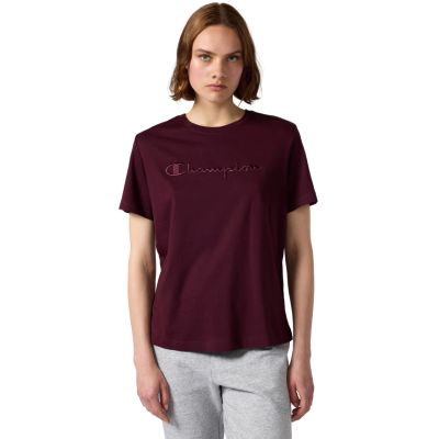 7. Champion SS Tee Burgundy Women's T-Shirt 118382 RS522