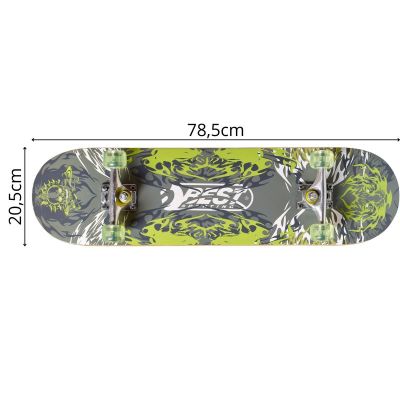 15. GREEN GHOST BEST SPORTING WOODEN SKATEBOARD