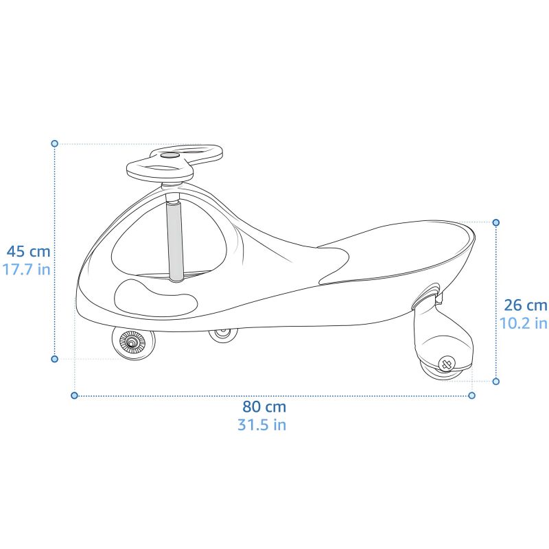 14. Pink Meteor Swingo Gravity Ride-On
