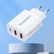 15. Wozinsky CWCUCW 30W USB-C / 2 x USB-A Wall Charger - White