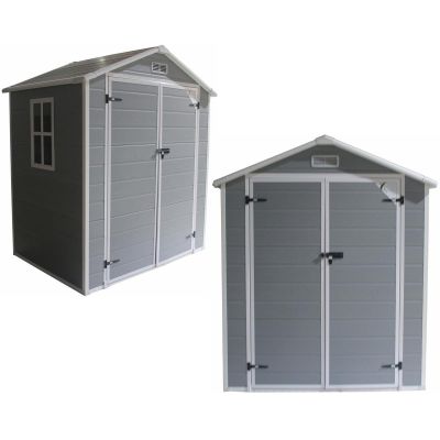 4. PVC GARDEN TOOL HOUSE 181x135x210CM