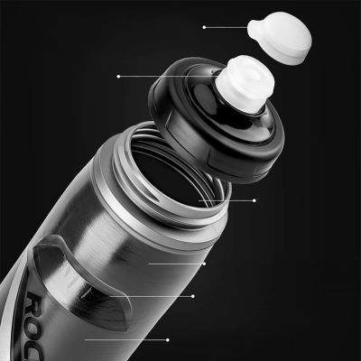 8. Rockbros Thermal Bike Bottle 620 ml BPA Free - Gradient Black