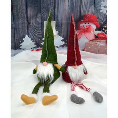 9. DECORATIVE gnome dwarf 30+15cm red