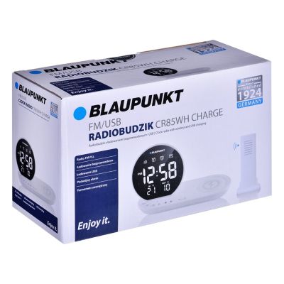 8. Blaupunkt CR85WH white clock radio