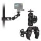 3. Phone and sports camera holder with clamp