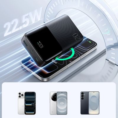 11. Joyroom JR-QP192 Star Series Mini 20000mAh 22.5W Powerbank with Digital Display - Black