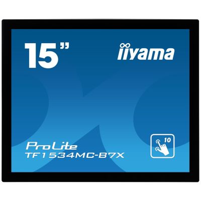 3. iiyama TF1534MC-B7X computer monitor 38.1 cm (15") 1024 x 768 px XGA LED Touchscreen Multi-user Black