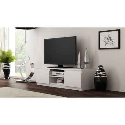 TV STAND 120 MATTE WHITE