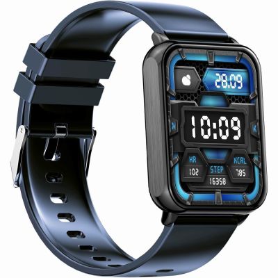 9. Smartwatch Gravity Navy Blue Black 2 Straps GT17-9