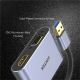 4. UNITEK V1304A Cable Adapter 0.15m USB Type-A HDMI + VGA (D-Sub) Gray