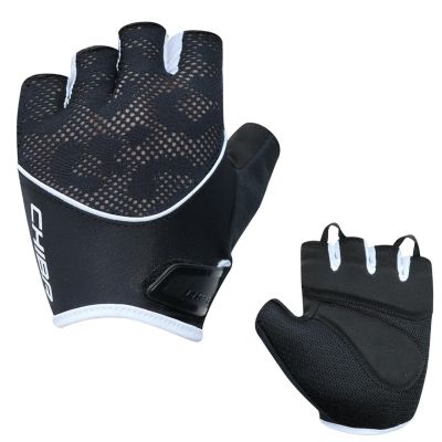 CHIBA LADY GEL gloves Black and white M