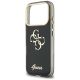 6. Guess IML 4G Script Metal Case for iPhone 17 Pro Max / 18 Pro Max - Black