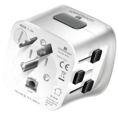 3. LEXNIGHAM WORLDWIDE PRO Travel Adapter