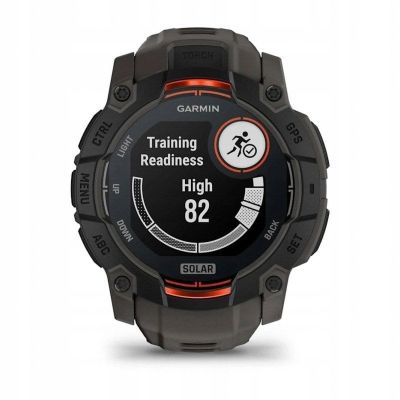 4. GARMIN Instinct 3 50mm SOLAR Black Smartwatch