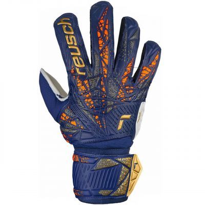 3. Reusch Attrakt Solid M 5470515 4410 goalkeeper gloves