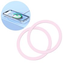 Joyroom set of metal magnetic rings for smartphone 2 pcs. pink (JR-Mag-M3)