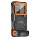 2. Tech-Protect Waterproof Case IPX8 for 4.7-6.7" Smartphones - Black and Orange
