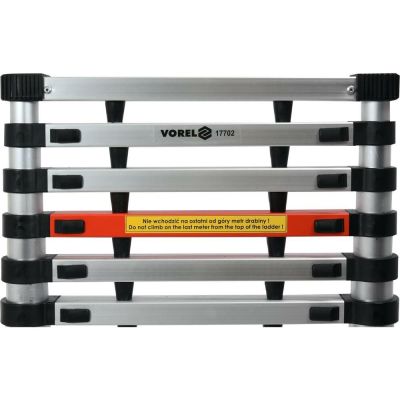 12. VOREL ALUM. TELESCOPE LADDER 3.8 m 13 steps