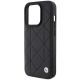 6. BMW Leather Quilted case for iPhone 15 Pro Max - black