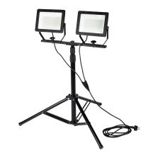 Double spotlight 2x100W SMD LED 2 x 8500lm on a 1.8m stand
