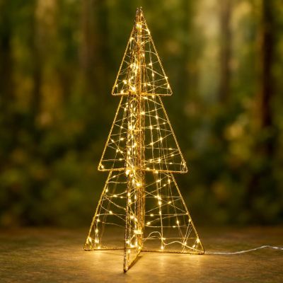 5. Decorative Tree 150 LED Champagne 60 cm LUCA