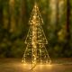 5. Decorative Tree 150 LED Champagne 60 cm LUCA