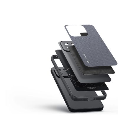 2. Dux Ducis Fino case for Xiaomi 13 cover with silicone frame gray