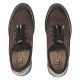 5. Leather suede crocodile wedge shoes brown Filippo DP8106