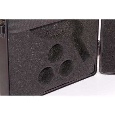 21. CASE COVER FOR 2 RACKETS AND 3 BALLS FOR TABLE TENNIS JOOLA ALU BLACK